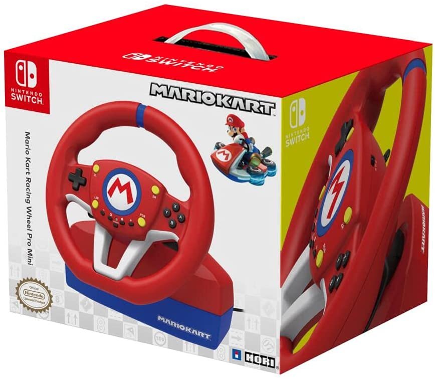 HORI Mario Kart Racing Wheel Pro Mini for Nintendo Switch Level Up