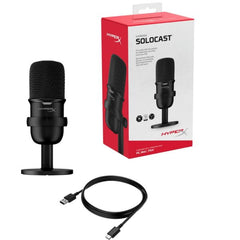 HyperX SoloCast USB Microphone - Black - Level UpHyperXAccessories501580