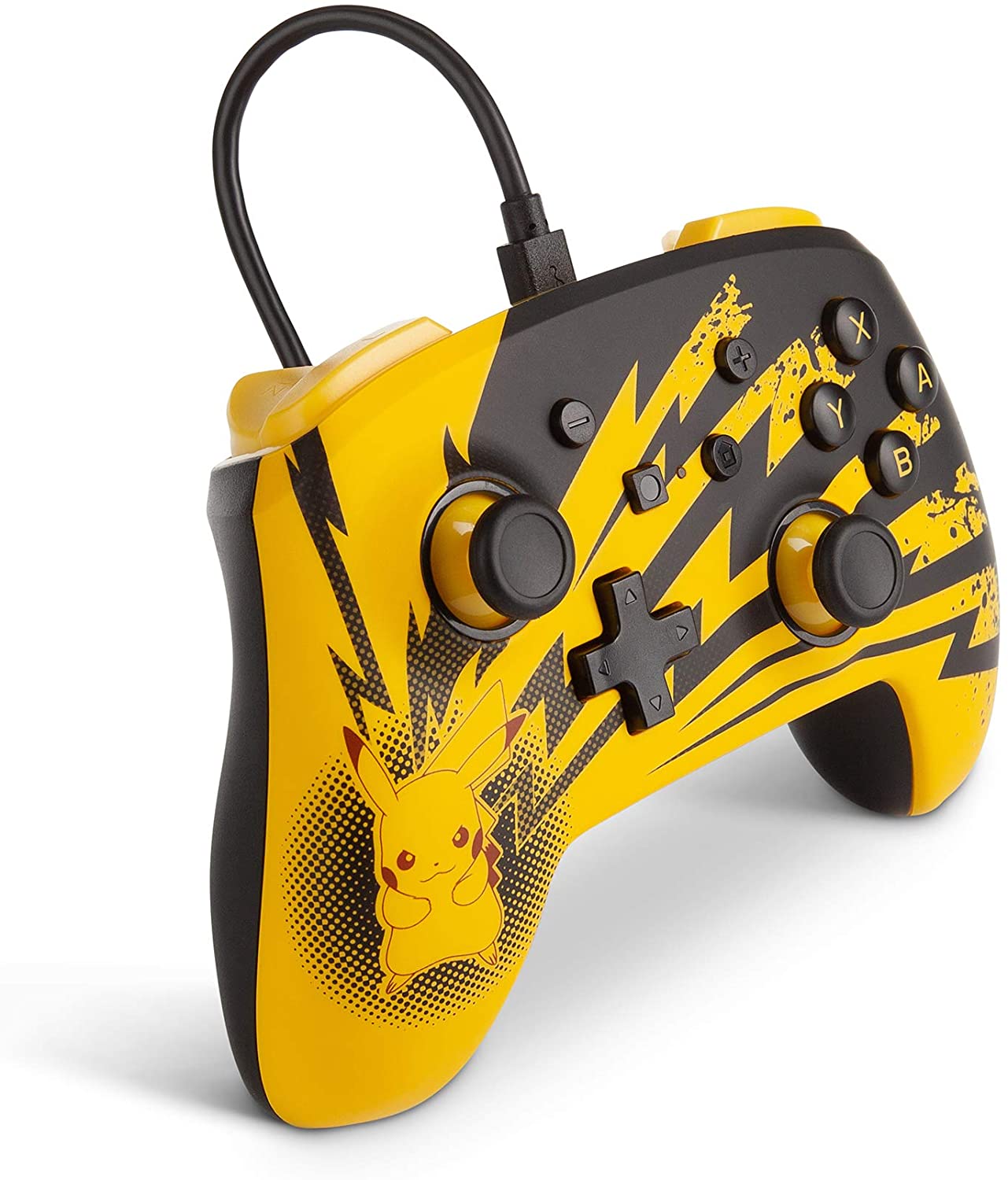 PowerA Pokémon Enhanced Wired Controller for Nintendo Switch – Lightning Pikachu - Level Up