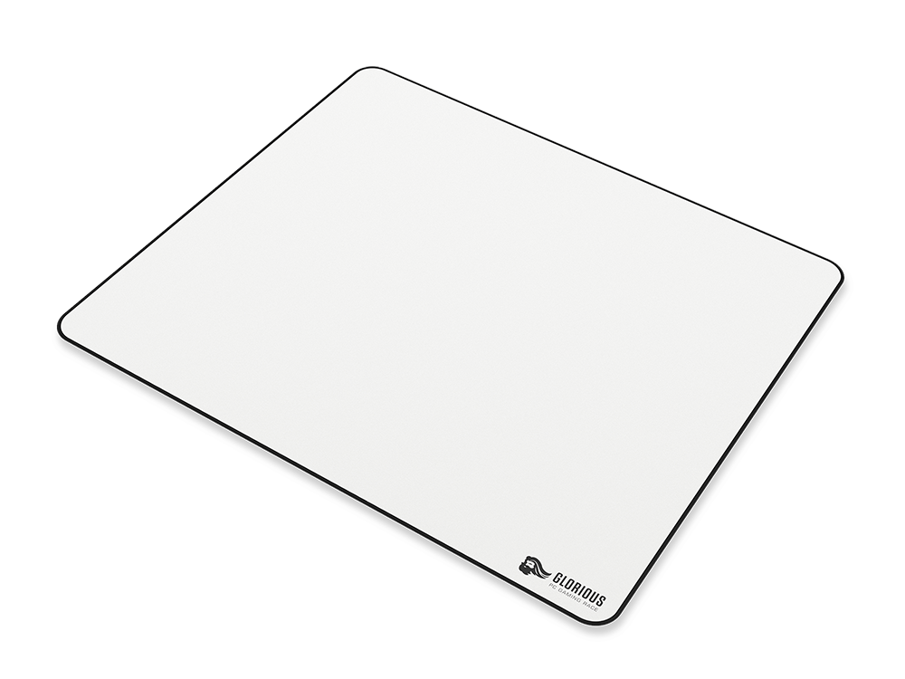 Glorious XL Gaming Mouse Pad 16"X18" - White Edition - Level Up