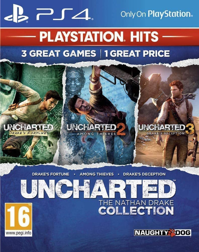 UNCHARTED The Nathan Drake Collection For PS4 "Region 2" - Level Up