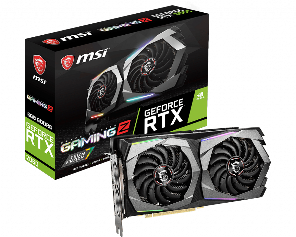 MSI VGA GeForce RTX 2060 Gaming Z 6G Graphic Card - Level Up