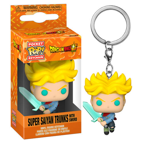 POP KEYCHAIN: DBZ- SUPER SAIYAN TRUNKS W/ SWORD