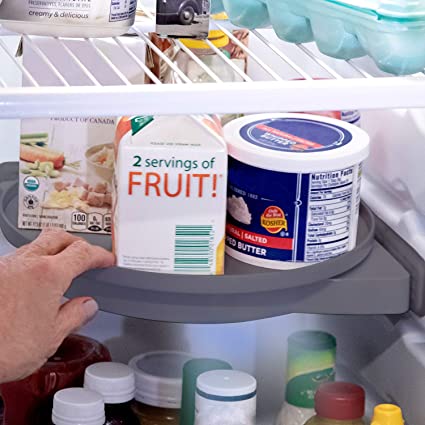 Instahang Rotating 360° Shelf Suction Corner Holder for Bathroom & Kitchen with Water Freeflow Design - Level UpLevel UpSmart Devices501655