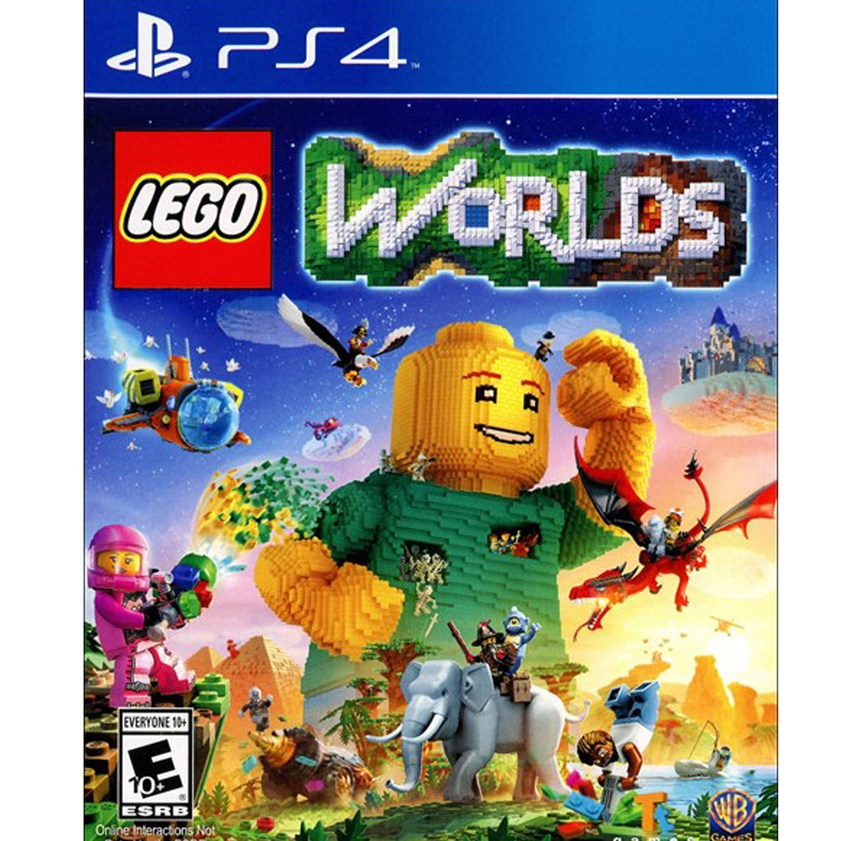 Lego Worlds Game For PlayStation 4 "Region 1" - Level UpLevel UpPlaystation Video Games883929561803
