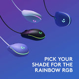 Logitech G203 LIGHTSYNC RGB Lighting Gaming Mouse - Lilac - Level UpLogitechPC Accessories5.10E+12
