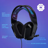Logitech G335 Wired Gaming Headset - Black - Level UpLogitechPC5.10E+12