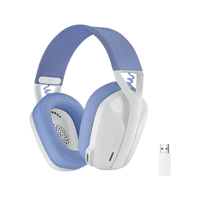 Logitech G435 LIGHTSPEED & Bluetooth Wireless Gaming Headset - White - Level UpLogitechPC5099206097490