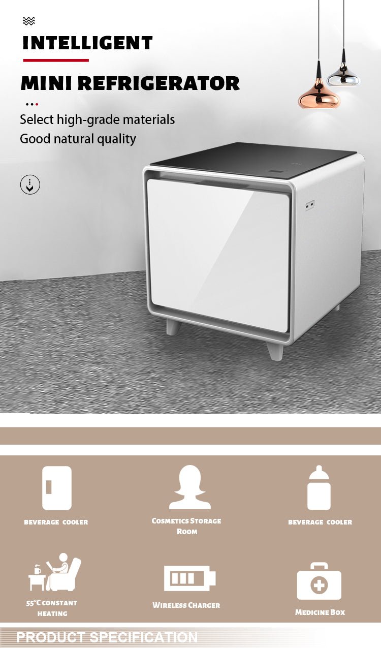 Mini Smart Refrigerator Coffee Table - Level Upsmart tableSmart Devices20272
