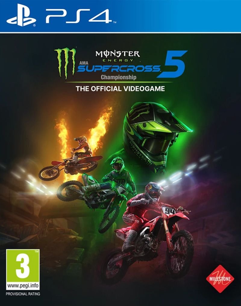 Monster Energy Supercross The Official Videogame 5 PS4 - Level UpPlayStation 4Playstation Video Games8057168505467