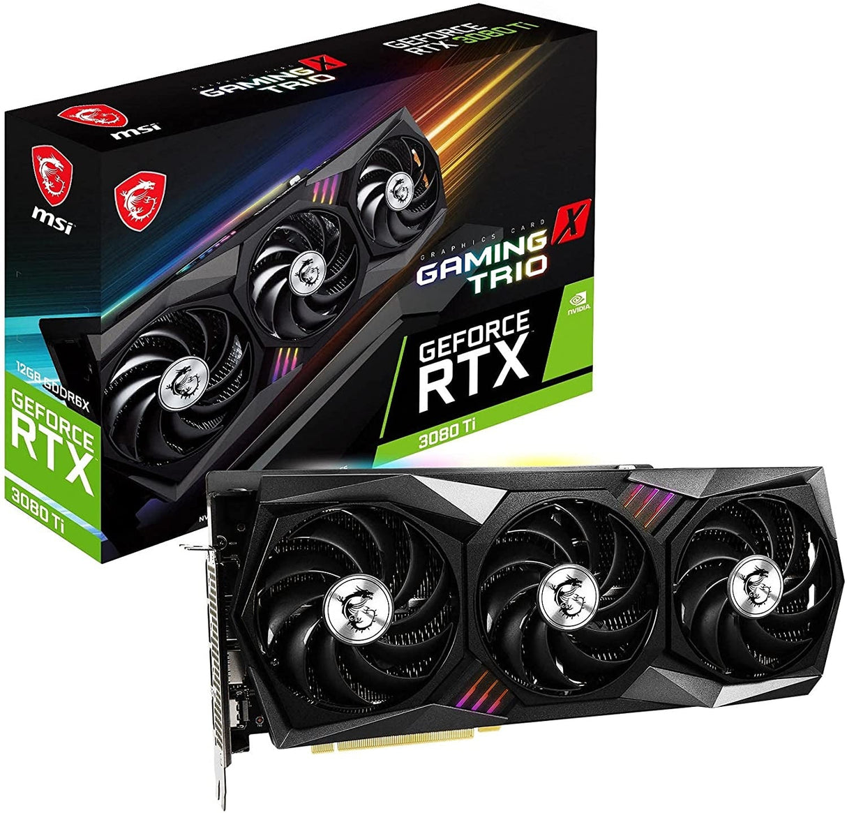 MSI GeForce RTX 3080 Ti GAMING X TRIO 12G Graphics Card - Level UpLevel UpPC Accessories4719072824969