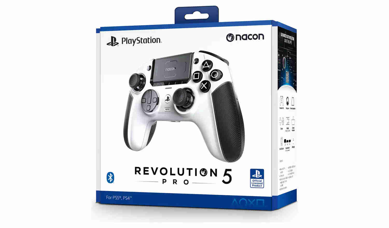 Nacon Revolution 5 PRO Controller for PS5, PS4 & PC White Level Up