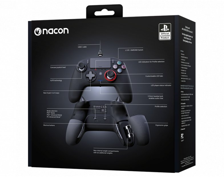 Nacon Revolution Pro Controller 3 Black For PS4 & PC - Level UpNaconPlaystation Accessories3499550383522