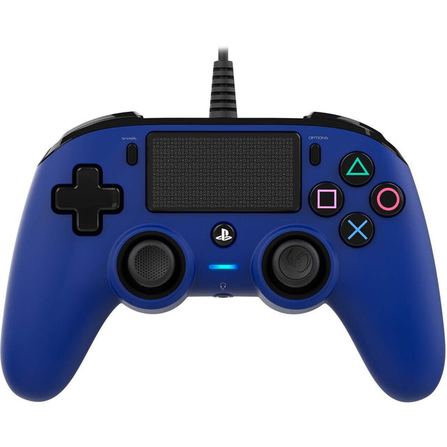Nacon Wired Compact Controller For PlayStation 4 - Blue - Level UpNaconPlayStation3499550360684