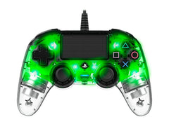 Nacon Wired Illuminated Compact Controller For PlayStation 4 - Green - Level UpNaconPlayStation3499550360868
