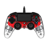 Nacon Wired Illuminated Compact Controller For PlayStation 4 - Red - Level UpNaconPlayStation3499550360837