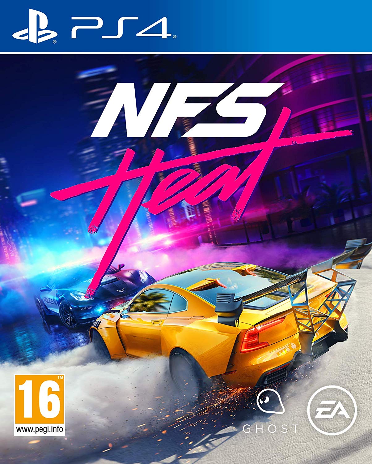Need For Speed Heat R2 For PLayStation 4 "Region 2" - Level UpEAPlayStation5030934123716