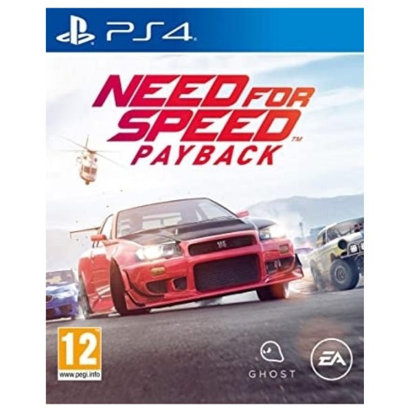 Need for Speed Payback For PlayStation 4 "Region 2" - Level UpLevel UpPlaystation Video Games5030948122613