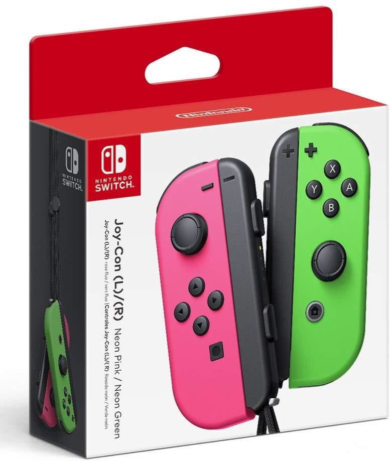 Nintendo Switch Joy-Con (L/R) Controllers - Green & Pink - Level UpNintendoSwitch Accessories045496430795
