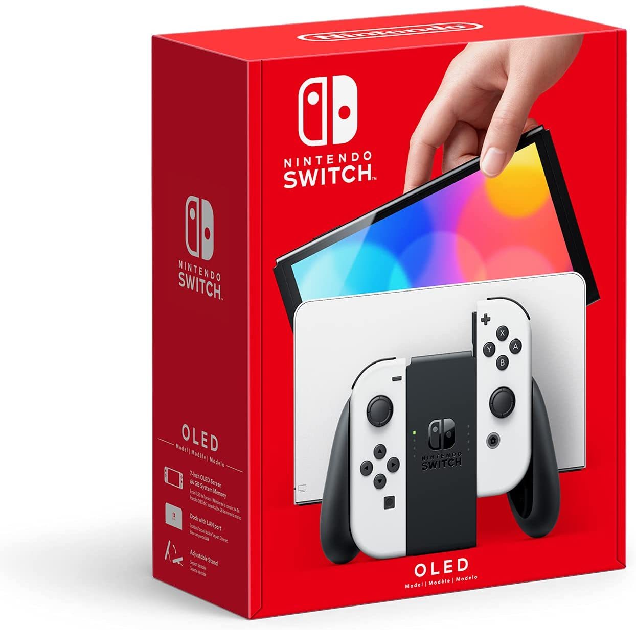 Nintendo Switch – OLED Model w/ White Joy-Con Level Up Nintendo Switch – OLED Model w/ White Joy-Con Level Up