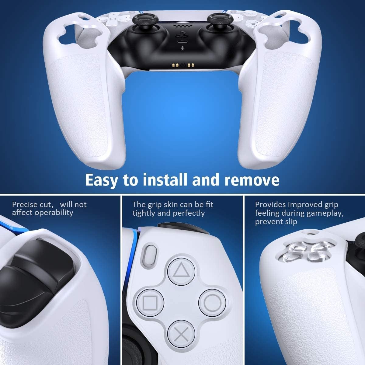 OIVO controller Grip Skin for PlayStation 5 - Black - Level UpOivo