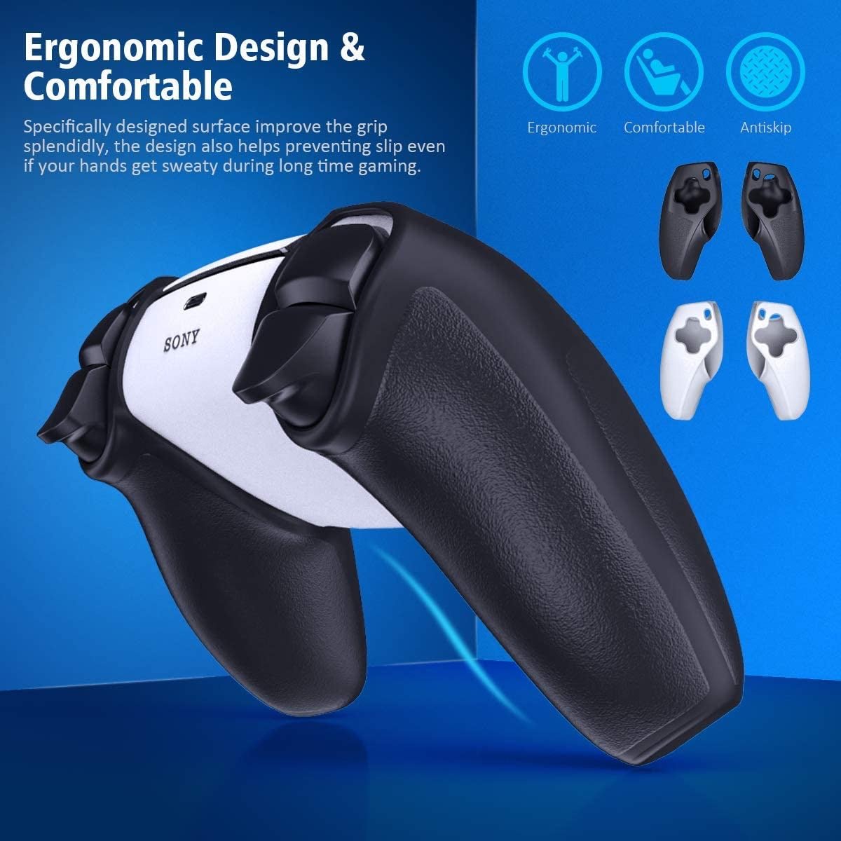OIVO controller Grip Skin for PlayStation 5 - White - Level UpOivo