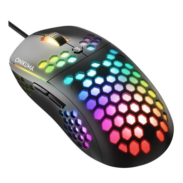 ONIKUMA CW903 Wired Gaming Mouse Optical USB E-sports Game Mice 6 LED Breathing Light RGB Colors for Laptop PC Gamer - Level UpOnikumaPC Accessories6972470560886