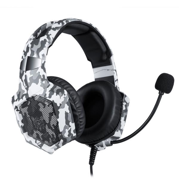Onikuma K8 Professional Gaming Headset - “Noise Cancellation" - Army Gray - Level UpOnikumaHeadset