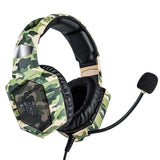 Onikuma K8 Professional Gaming Headset - “Noise Cancellation" - Army Green - Level UpOnikumaHeadset6972470560374
