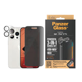 PanzerGlass iPhone 15 Pro 6.1"| 360 Bundle with D3O® | Privacy - 5711724930294 - Level UpPanzerGlassScreen Protector5711724930294