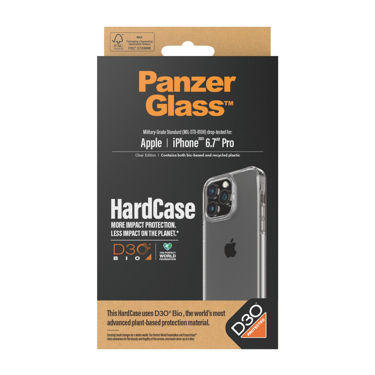PanzerGlass iPhone 15 Pro Max | Hardcase with D3O® - 1175 - Level UpPanzerGlassMobile Phone Case5711724011757
