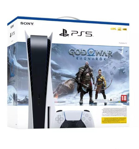 PlayStation 5 CD Edition Console + God of War: Ragnarok Voucher - Level UpSonyPlaystation Console711719561866