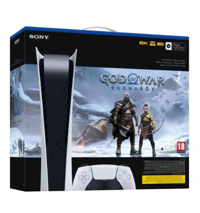 PlayStation 5 Digital Edition Console + God of War: Ragnarok Voucher - Level UpSonyPlaystation Console711719561323