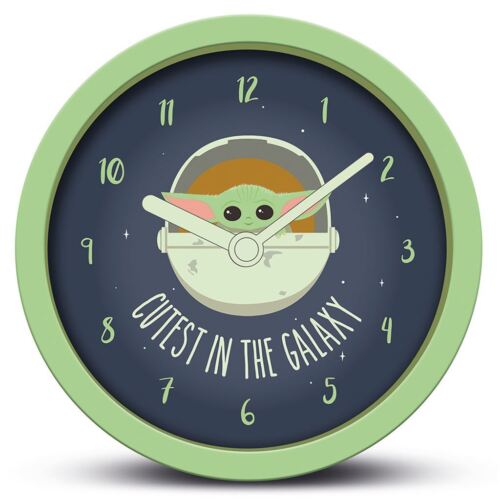 PMD DESK CLOCK: STAR WARS- THE MANDALORIAN (CUTEST IN THE GALAXY) - Level UpLevel UpAccessories5050293858869