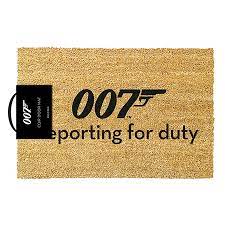 PMD DOORMAT: 007- JAMES BOND (REPORTING FOR DUTY) - Level UpLevel UpAccessories5050293855318