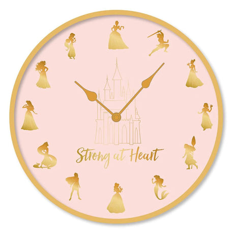 PMD WALL CLOCK: DISNEY-PRINCESSES (STRONG AT HEART) - Level UpLevel UpAccessories5050293858760