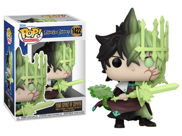 Pop! Animation: Black Clover - Yuno (Spirit of Zephy) - Level UpFunko889698705714