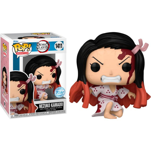 Pop! Animation: Demon Slayer - Nezuko Kneeling (Exc) - Level UpFunko889698738781