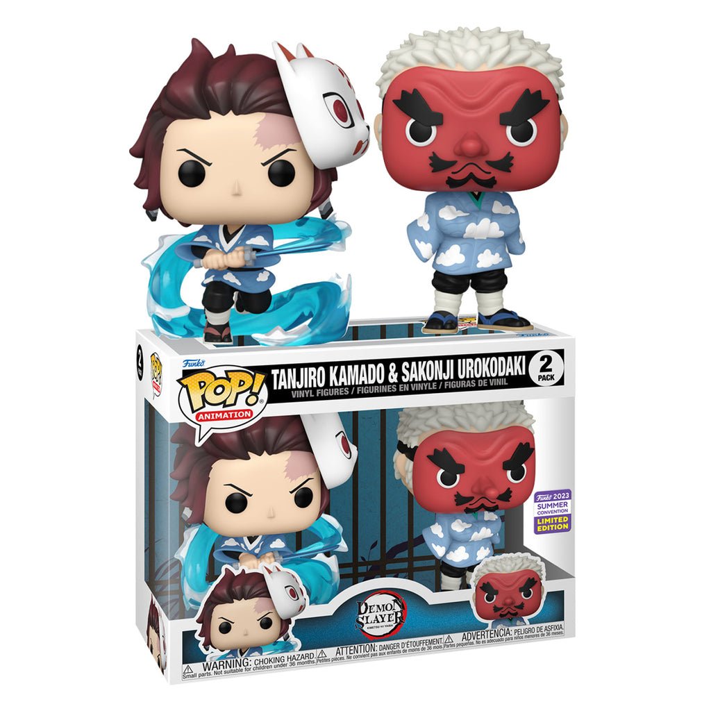 Pop! Animation: Demon Slayer - Tanjiro/Sakonji 2pk (SDCC23) - Level UpFunkoAccessories889698708616