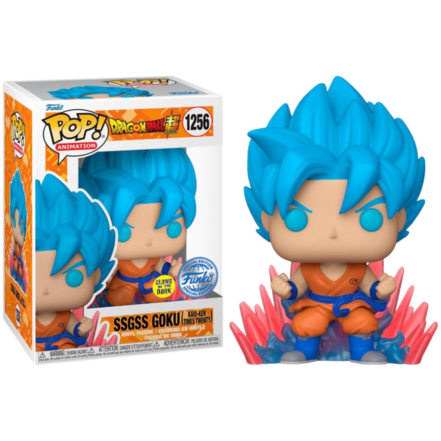 Pop! Animation: Dragon Ball - SSGSS Goku (Kaio-Ken Times Twenty)(GW)(Exc) - Level UpFunko889698602433