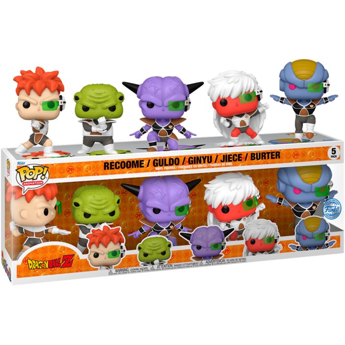 Pop! Animation: Dragon Ball Z S10 - Ginyu Force 5pk (Exc) - Level UpFunko889698718790