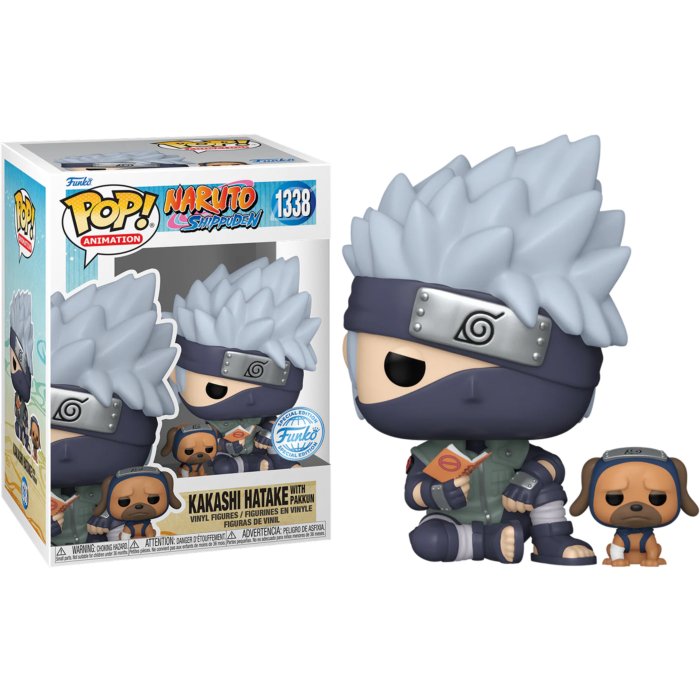 Pop! Animation: Naruto - Kakashi with Pakkun (Exc) - Level UpFunko889698604017