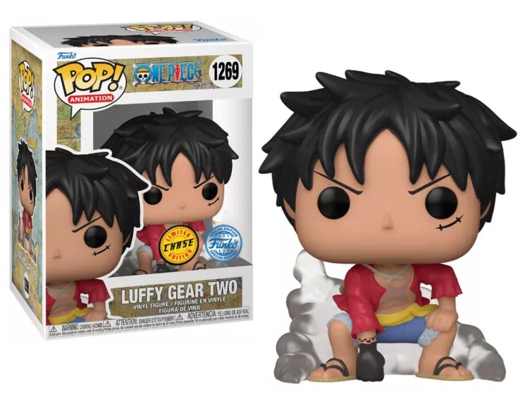 Pop! Animation: One Piece - Luffy Gear Two w/chase (Exc) - Level UpFunko889698626460