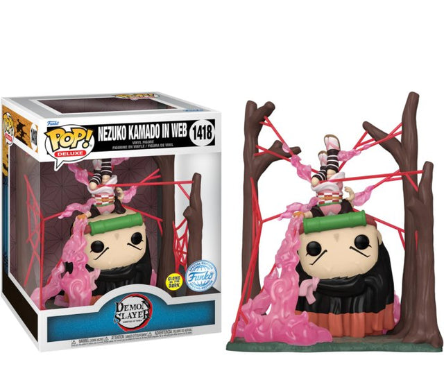 Pop Deluxe! Animation: Demon Slayer - Nezuko in Web (GW)(Exc) - Level UpFunko889698741859