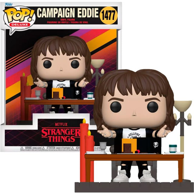 Pop Deluxe! Tv: Stranger Things S4 - Campaign Eddie (Exc) - Level UpFunko889698744911