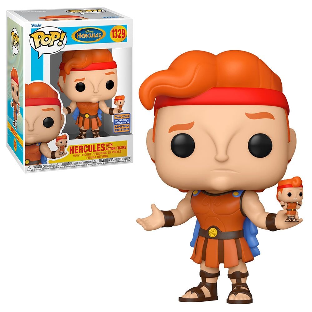 Pop! Disney: Hercules - Hercules with Action Figure (Wonder Con23) - Level UpFunkoAccessories889698693707