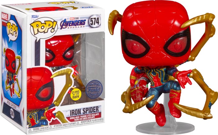 POP: MARVEL- AVENGERS END GAME IRON SPIDER W/ GAUNTLET (GW) (EXC) - Level UpFunkoAccessories889698688956