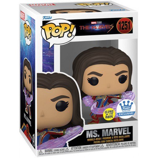 Pop! Marvel: The Marvels - Ms. Marvel (GW)(Exc) - Level UpFunko889698682305