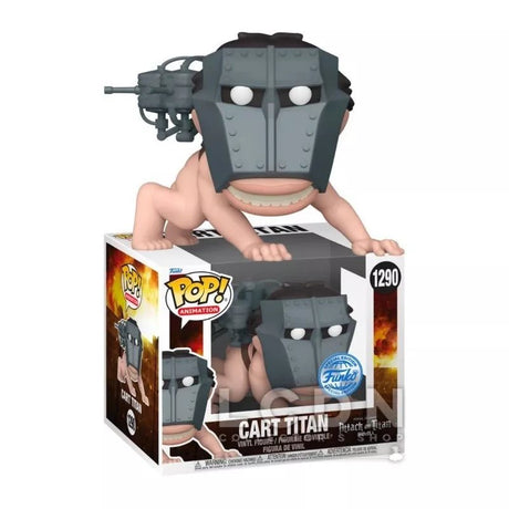 Pop Super! Animation: Attack on Titan - Cart Titan (Exc) - Level UpFunko889698691987