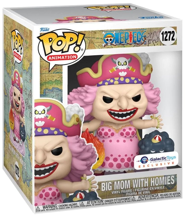 Pop Super! Animation: One Piece - Big Mom with Homies (Exc) - Level UpFunko889698627009